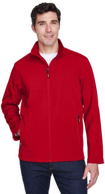 Core 365 Men's Cruise Two-Layer Fleece Bonded SoftShell Jacket